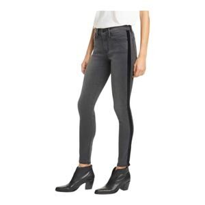 Frame Denim Jeans Le Skinny de Jeanne Velvet Tuxedo stripe size 27